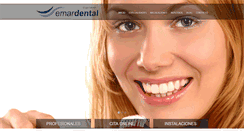 Desktop Screenshot of emardental.com